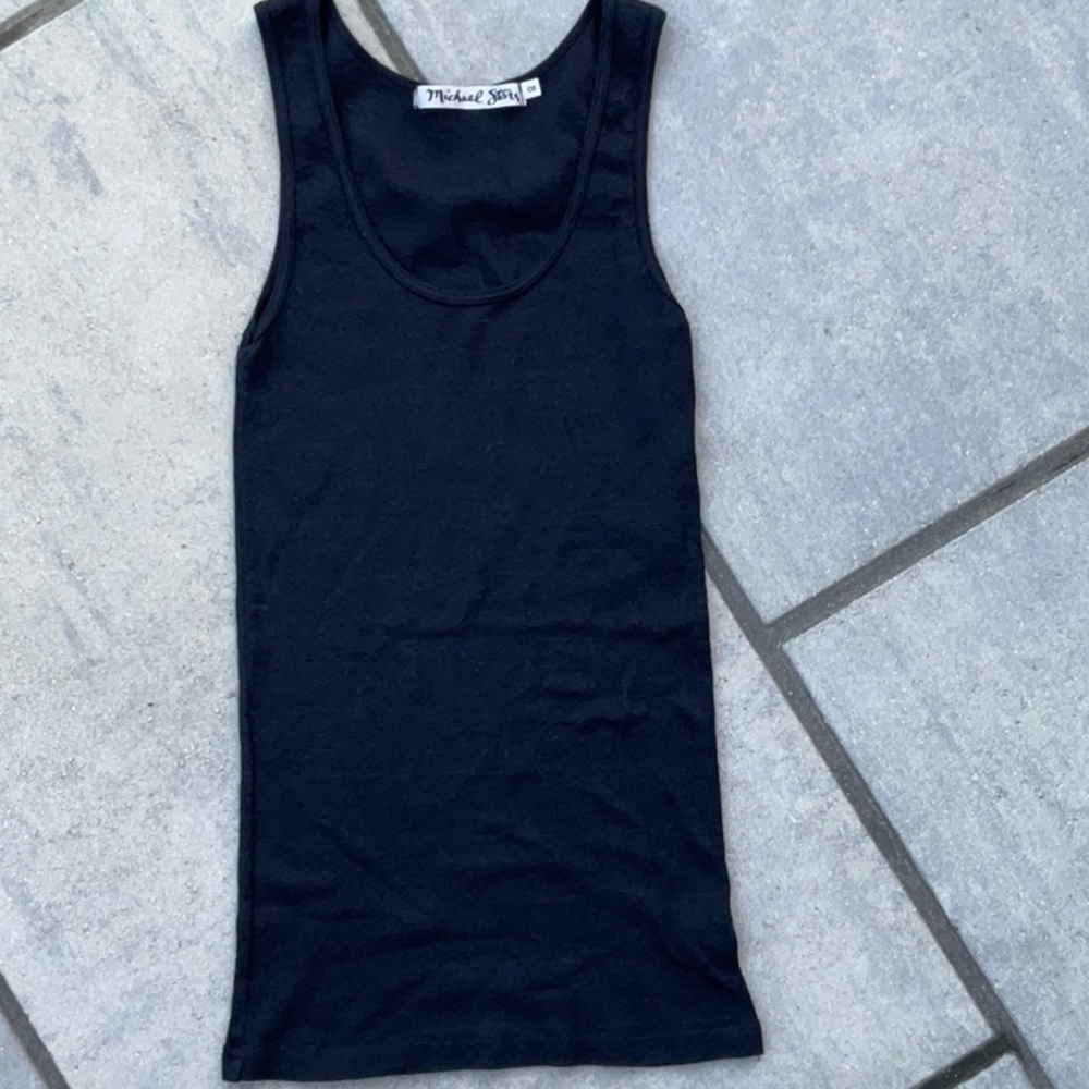 Michael Stars black sleeveless top
